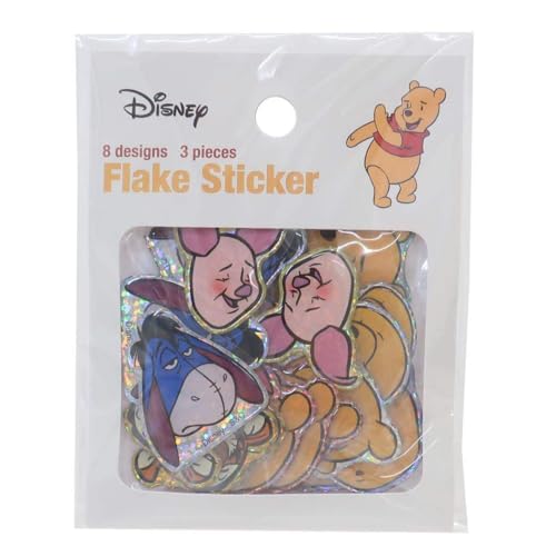 Amazon.co.jp: くまのプーさん[フレークシール]ぷっくりフレーク