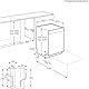 AEG Unterbau Geschirrspüler 60cm, Serie 7000, Glasschutz, Energieklasse A, Besteckschublade, personalisierte Zeit-Steuerung, leise 42dB, Wasserstopp, ComfortRails-Teleskopauszüge, FUS7676APM