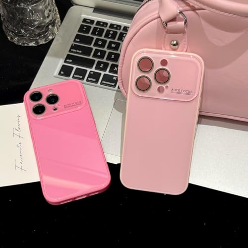 Coque iPhone 12 Pro Max verre trempé violet brillant antichoc