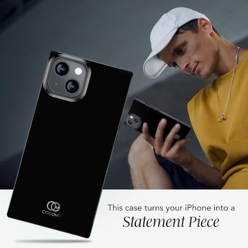 Image of COCOMII Rectangle for iPhone 15 Case, Glossy Ebony