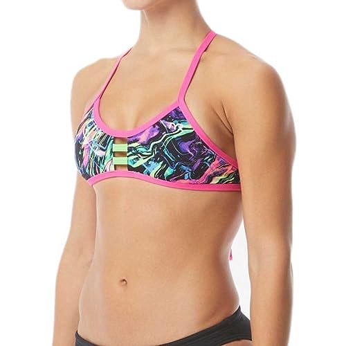 TYR Penello Pacific Tieback maillot de bain de natation avec embrasse mixte coloris bleu