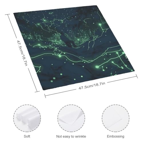 Servilletas de Tela Reutilizables 18x18 Pulgadas Cuadradas miniatura 2