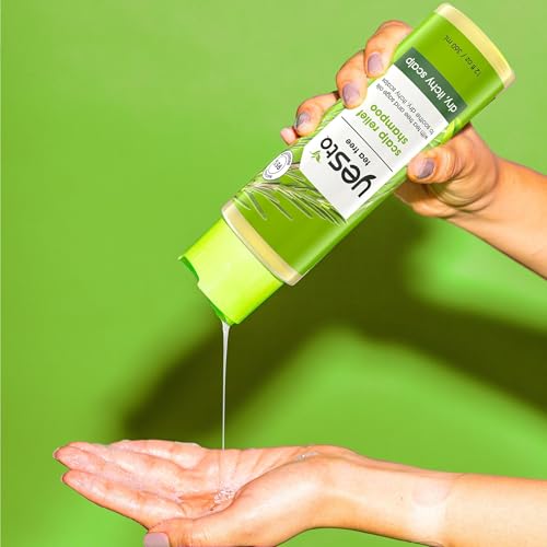 Yes To Tea Tree Scalp Relief Shampoo, pH Balancing Formula To Calm Dry Itchy Scalp While Moisturizing & Nourishing Hair, With Tea Tree & Sage Oil, Natural, Vegan & Cruelty Free, 12 Fl Oz