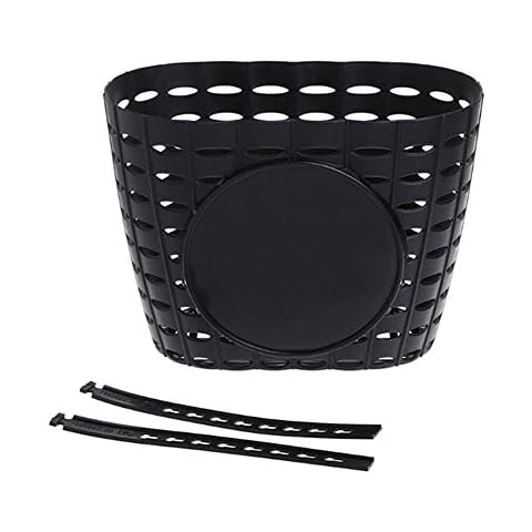 RTWAY Children Bicycle Basket, Kids Bike Basket Bike Tricycle Scooter Storage Front Handlebar Carrier Basket Children Bike Accessories for Boys Girls Kids Cover