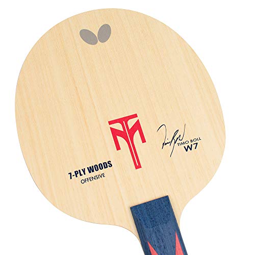 Image of Butterfly Timo Boll W7-an Blade with Anatomic Handle