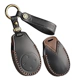 WUZUTU Hand Sewn Leather Key Cover Fit for Toyota BZ3X GAC Aion RT UT 2025