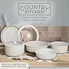 Country Kitchen Cookware Set with Removable Handle, Oven & RV Safe Pots and Pans Set, Cream, Original #1