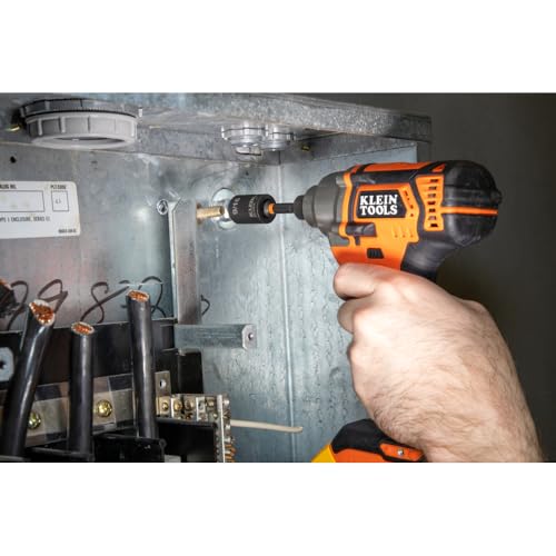 Klein Tools 33805 Proflex 38-Piece Impact Driver Bit Set with Modular Case, S2 Steel, Magnetic, Adjustable Screwdriver, 29 Bits, 6 Socket Sizes