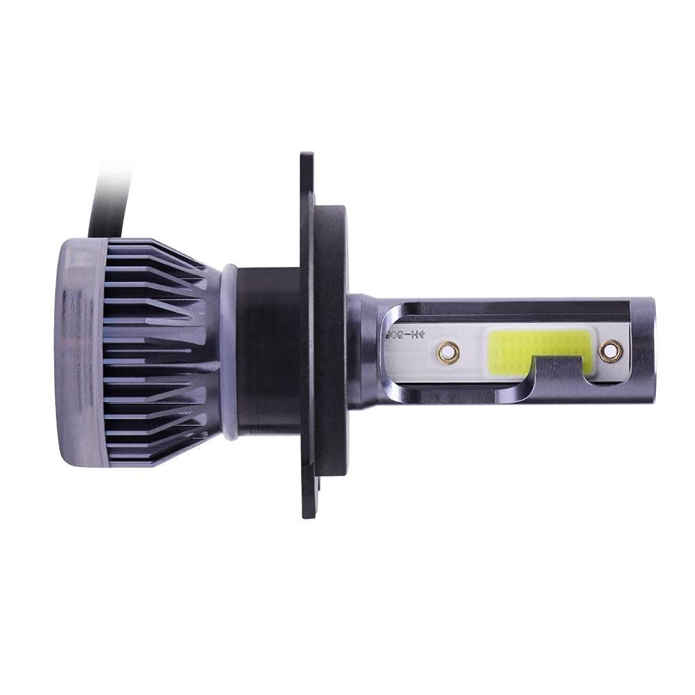 fari a LED 2pcs Car Faro Faro Mini Lampada H7 LED Lampadine H4 LED H1 H7 H8 H11 Kit di fari 9005 Hb3 9006 HB4 per Lampada a LED Auto 12V 80W 12000LM Lampadina a LED (Color : 4sides 6500K, Size : 120