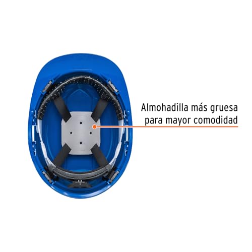 Casco de seguridad azul 2 Imagen adicional