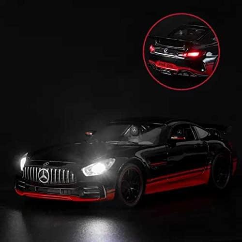 Image of Toy car Die cast Metal Car Light Sound Pullback Metal Cars with 4 Openable Doors Light and Musical Sound (Multi)