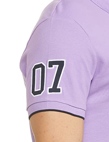 Image of Max Men Cotton Number Sleeve Slim Fit Polo