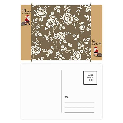 Cartes postales motif roses : lot de 20 impressions d'art sur carton épais