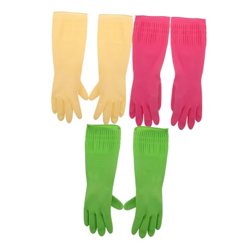 TOVINANNA 3 Pares De Guantes Para Lavar Platos Guantes Para Plantar