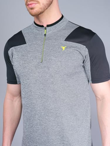 Image of TECHNOSPORT Men's Slim Fit Active T-Shirt - (MTP512 P) Pack of 1