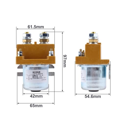 Contacteur CC haute performance 80A 24V pour systèmes de commande stables