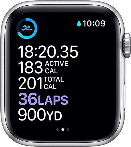 Image of Apple Watch Series 6 (GPS + Cellular, 40mm) - Silver Aluminum Case with White Sport Band (Renewed Premium)