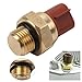 Cnfang4 Water Tank Thermostat Automotive Electric 88℃ Fan Power Radiator Temperature Sensor Switch Motocross Gold Copper for HONDA CRF250R CRF250RX CRF450RWE CRF450RX CRF450X Motorbike 1pc