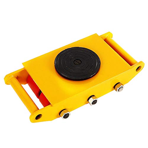 PROMOTOR Machinery Skate 8 Ton 17600lb - Mini Industrial Machinery Mover with 4 Roller Kit 360 Degree Rotation