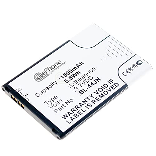 cellePhone batería Li Ion para LG Optimus Black P970 (reemplazado BL 44JN)