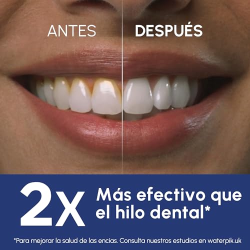 Waterpik Ultra Irrigador Dental de Sobremesa Profesional con Agua a Presión y Sistema Avanzado de Control de Presión con 10 Posiciones con 6 Boquillas, Eliminación de Placa Dental, Azul (WP-663UK-EU) - imagen 4