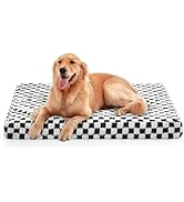 JOEJOY Large Orthopedic Dog Bed for Large Dogs, Removable Washable Cover, Cute Modern Plush & Memory Egg Crate Foam, 36 414YsIxLJEL. AC SR166,182