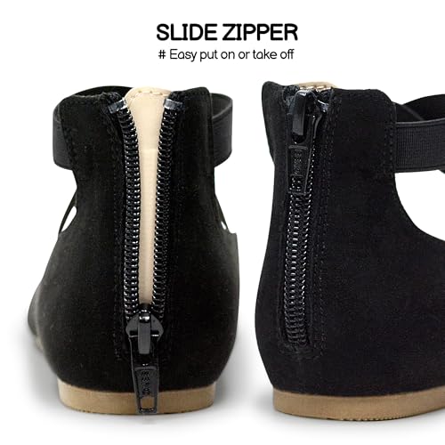 FLYFUPPY Girls Dress Shoes Mary Jane Shoes for Girl Ballet Flats with Ankle Strap4