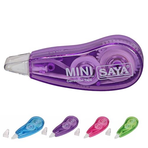 Saya® Correction Tape - 3 Meter Pink Refillable Tape for Instant ...