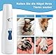 Brifit Krallenschleifer für Hunde, Elektrische Hunde Krallenschleifer Krallenschere, Super Leise, Hunde Nagelschleifer Elektrischer Krallenschneider für Kleine, Mittelgroße und Große Hunde