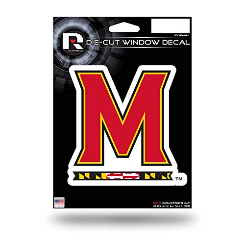 Rico Industries NCAA Die Cut Vinyl Decal, Maryland Terrapins - Secondary