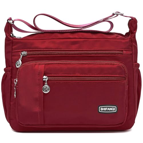 Image of Crossbody Bag for Women,Multi Pockets Cross Body Purses for Women, Ladies Shoulder Bag, Travel Purses and Handbags