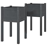 Montage facile sans outils : les pièces en bois de pin pré-percées s'assemblent rapidement. Des options de drainage pratiques et une surface lisse facilitent le nettoyage. Parfait pour les transplantations sans stress ou les mises à jour saisonnières du jardin.