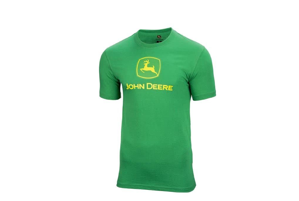 JOHN DEERE Classic Logo T-Shirt Green, Green, XL