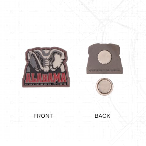 Image of Desert Cactus University of Alabama Magnetic Metal Lapel Pin (C) | Officially Licensed UA Alabama Crimson Tide Enamel Finish Lapel Pin Formal Wear Bag and Hat Jewelry Tie Track Brooch Pin