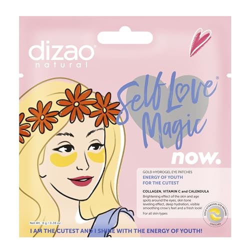 DIZAO Collagen, Vitamin C and Calendula Gold Hydrogel Eye Patches
