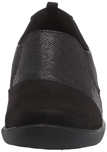 Clarks Sillian Paz, Mocassino, Donna, Nero (Pelle