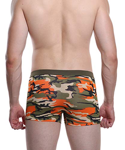 Youlehe Men's Underwear Soft Bamboo Boxer Briefs Stretch Trunks Pack (As1, Alpha, L, Regular, Regular, 8 Pack 012) #TOP2