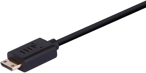 Miniatura 4 de Monoprice 4K UltraFlex Cable pasivo HDMI de alta velocidad de alta velocidad hembra a mini HDMI macho - 3 pies - Negro | 4K @60Hz, 18Gbps, 36AWG,