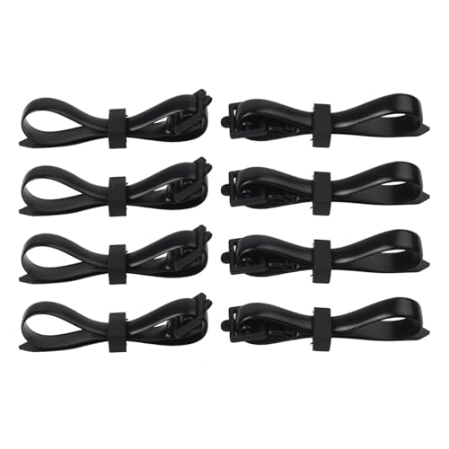 FUBESK Lot de 8 attaches réglables robustes en PVC pour arbustes, arbres fruitiers et plantes en pot