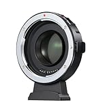 VILTROX EF-M2 II AF Auto Focus Lens Mount Adapter with 0.71X Reducer Speed Booster Converter Compatible for Canon EF Mount Lens to M4/3 Camera Panasonic and Olympus