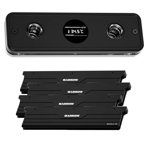 Barrow Copper RAM Water Block with TFT Display