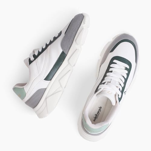 Image of SOLETHREADS Birdie Printed Sneaker for Women| Fashionable |Lightweight| Comfortable | Trendy | Lace-up | Cushioned Insole | Premium Casual Shoes for Women