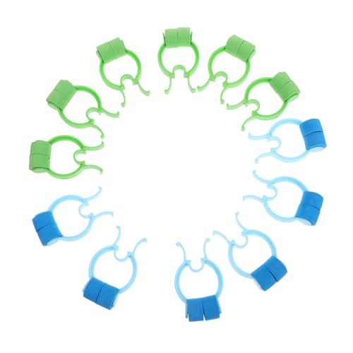 VALICLUD Pinzas Nasales para Epistaxis 12 Unidades, Material Eva y Pom, Accesorio Nasal Portátil y Práctico para Cuidado Doméstico y Alivio Respiratorio