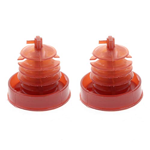 image for AUTOKAY Hydraulic Power Steering Pump Red Reservoir Cap Plug Cover Fit