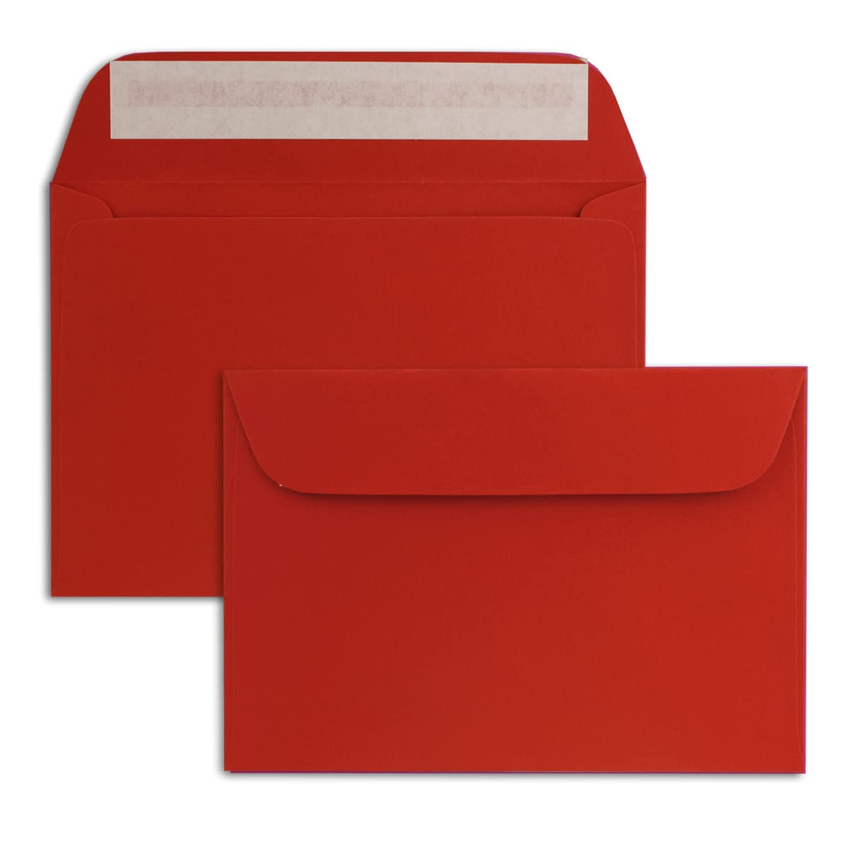 500 buste per lettere, formato DIN C6, 11,4 x 16,2 cm, 90 g, con chiusura adesiva, per battesimo e inviti del vostro agente Glüxx