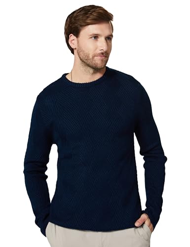 Image of Amazon Brand - Symbol Men's Casual Acrylic Crew Neck Sweater (Available in Plus Sizes)