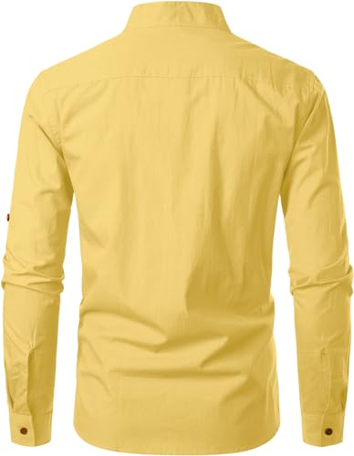 Image of Men's Kurta || Chinese Collar Long Sleeves || Straight Hip Length Kurtas || Short Kurta for Men || for Festival || Function || Occasion Wear Fancy Kurta for || Best Gifts for Mens