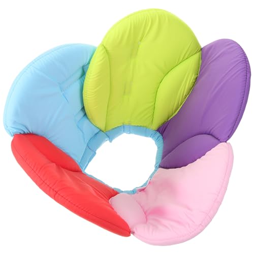 Image of POPETPOP Flower Shaped Elizabethan Pet Collar Size L Lightweight Recovery Neck Cover for Dogs to Help Prevent Licking and Scratching After Surgery Injury or Rash Care