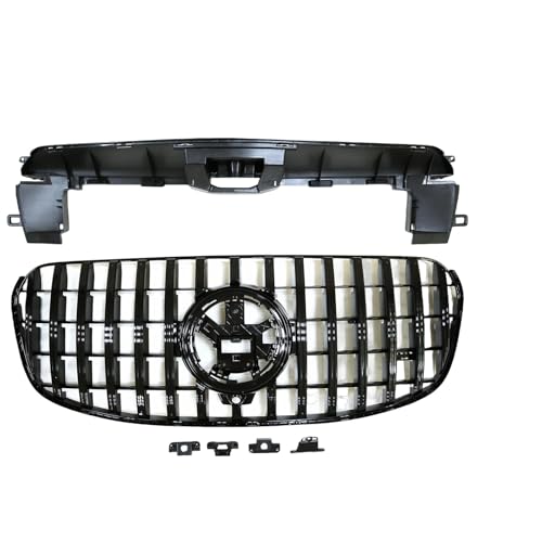 Grilles avant Benz X167 GLS 2024-2025 calandre de course style GT noire