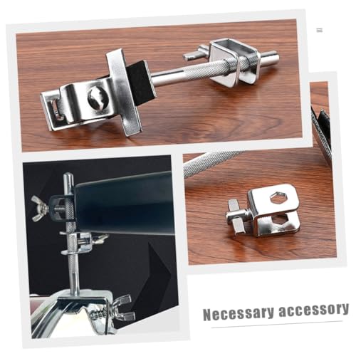 Abrazadera Simple para Cowbell de Percusión, Clip Duradero para Batería con Superficie Suave, Fácil de Usar, Accesorio para Músicos miniatura 3